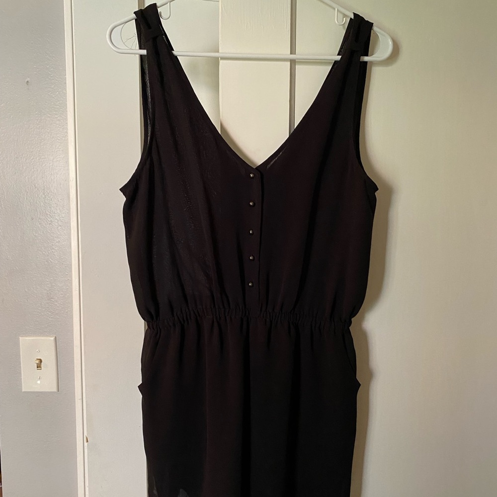 Size M Black Romper